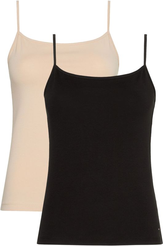 Tommy Hilfiger - UW0UW04891 T-shirts - Roze - Zwart - Katoen - Set van 2