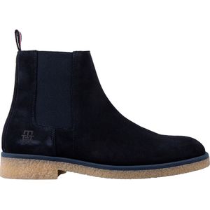 Tommy Hilfiger - HILFIGER CREPE SUEDE CHELSEA - Laarzen - Marine