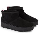 Tommy Hilfiger - Cool Suede - Snowboot - Zwart - Suède