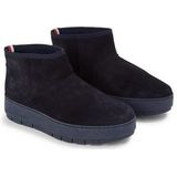 Tommy Hilfiger Dames Cool Suede Snowboot Fw0fw07662 Lage laarzen, Blauw (Space Blue), 36 EU