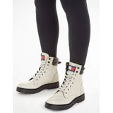 Tommy Hilfiger Dames Tjw Veterschoen Mid, gebleekte steen, 37 EU