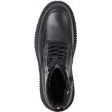 Tommy Hilfiger - Enkellaarsjes - Zwart - Leer