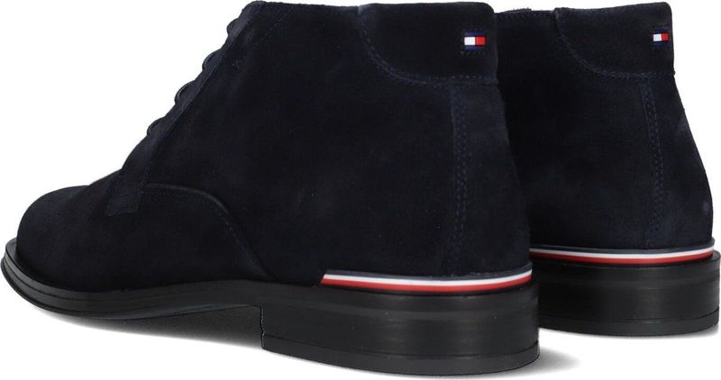 Tommy Hilfiger - CORE RWB Hilfiger Suede L Boot - Laag - Blauw - Suède