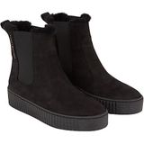 Tommy Hilfiger - Chelsea Warmbootie - Zwart - Leer