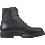 Tommy Hilfiger - Thermo Enkellaarsjes - Zwart - Leer - Met Profielzool