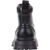 Tommy Jeans - Enkellaarzen - Zwart - Leer