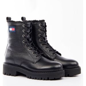 Tommy Hilfiger, Dames, Schoenen, Zwart, Maat: 36 EU Leer,