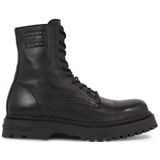 Tommy Jeans - Enkellaarzen - Zwart - Leer