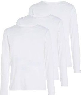 Tommy Hilfiger Underwear T-Shirt 3P LS Tee (Packung, 3er-Pack) mit Markenlabel