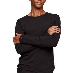 Tommy Hilfiger - Ls Tee Um0um03022 - T-shirt - Zwart - Katoen