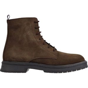 Tommy Hilfiger - Heren Veterschoenen Veterboot Suede - Bruin