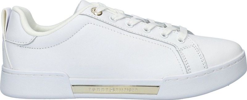 Tommy Hilfiger - Chique Court Sneakers - Wit - Leatherlook