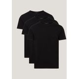 Tommy Hilfiger Heren Stretch T-Shirt 3-Pack - Zwart