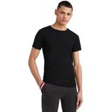 Tommy Hilfiger Heren Stretch T-Shirt 3-Pack - Zwart