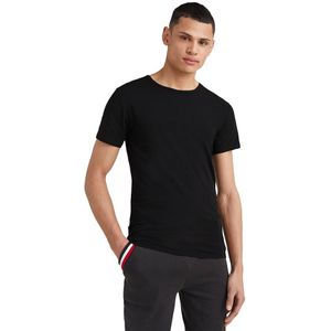 Tommy Hilfiger Heren Stretch T-Shirt 3-Pack - Zwart
