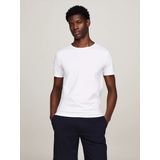 Tommy Hilfiger - Stretch T-Shirt - 3-Pak - Wit - Katoen - Elastisch
