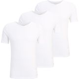 Tommy Hilfiger - Um0um03137 - T-shirts - Wit - Katoen - 3 Eenheden