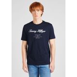 TOMMY HILFIGER Shirt  donkerblauw / rood / wit