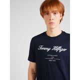 TOMMY HILFIGER Shirt  donkerblauw / rood / wit