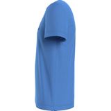 Tommy Hilfiger - Tommy Logo Tee - Heren T-shirt - Middenblauw - Korte Mouw