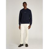 TOMMY HILFIGER Sweatshirt  donkerblauw / rood / wit