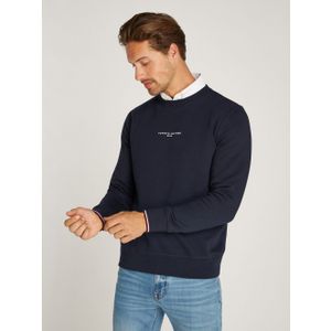 Tommy Hilfiger - Flex Fleece Crewneck Sweater - Blauw - Sweatvest