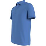 Tommy Hilfiger - Dc Es Mercerized Polo Slim - Poloshirt - Middenblauw