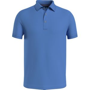 Tommy Hilfiger - Dc Es Mercerized Polo Slim - Poloshirt - Middenblauw