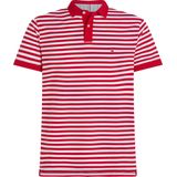 Tommy Hilfiger 1985 Regular Polo - heren poloshirt - rood-wit gestreept