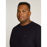 Tommy Hilfiger - BT-STRETCH SLIM FIT TEE-B - Longsleeve - Desert sky - Katoenmix - Ronde Hals