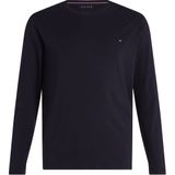 Tommy Hilfiger - BT-STRETCH SLIM FIT TEE-B - Longsleeve - Desert sky - Katoenmix - Ronde Hals