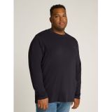 Tommy Hilfiger - BT-STRETCH SLIM FIT TEE-B - Longsleeve - Desert sky - Katoenmix - Ronde Hals