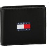 Tommy Hilfiger Jeans TJM Heritage Portemonnee Leer 11 cm black