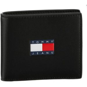 Tommy Hilfiger Jeans TJM Heritage Portemonnee Leer 11 cm black