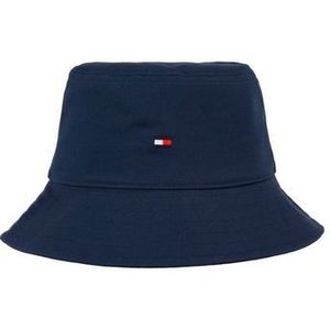 Tommy Hilfiger Small Flag Bucket Hoed Au0au01853 Uniseks kinderhoeden, Ruimte Blauw