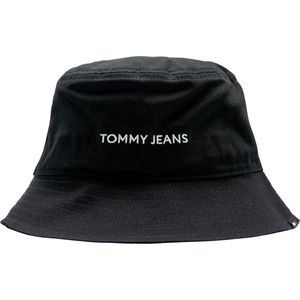 Tommy Hilfiger Chapeau cloche Tjw Linear Logo pour femme, Black, taille unique