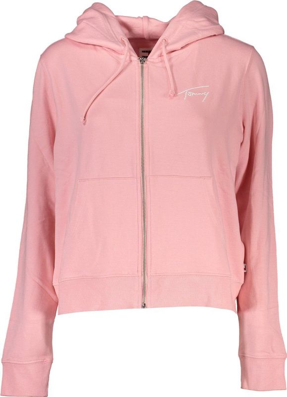Tommy Hilfiger - Hoodie - Roze - Fleece - Met Ritssluiting