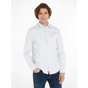 Tommy Jeans  TJM REG OXFORD STRIPESHIRT  overhemden  heren Blauw