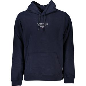 Tommy Hilfiger - Blauwe Hoodie - Heren - Katoen