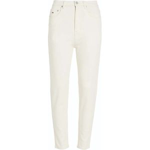 Tommy Jeans - Tjw Mom Slim Uh Gd - Broek - Ancient White - Vrouwen