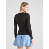 Tommy Jeans - Basic Top - Zwart - Katoen - Slim Fit