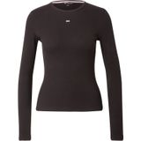 Tommy Jeans - Basic Top - Zwart - Katoen - Slim Fit