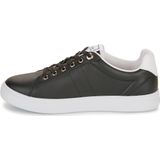 Tommy Hilfiger Dames Essential Verhoogde Court Sneaker Fw0fw07685 Cupsole, Zwart, 36 EU