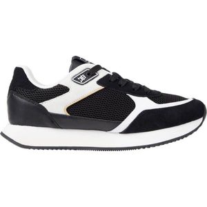 TOMMY HILFIGER - Essential Elevated - Sneakers - Zwart - Leer