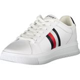 Bedrukte Leren Sneakers Met Rubberen Zool