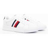 Bedrukte Leren Sneakers Met Rubberen Zool