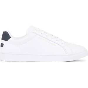 Sneakers cupsole Essential in leer TOMMY HILFIGER. Leer materiaal. Maten 36. Wit kleur