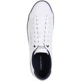 Tommy Hilfiger - Zwarte Leren Sneakers voor Heren