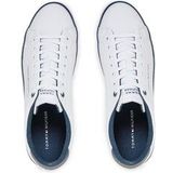 Tommy Hilfiger - Zwarte Leren Sneakers voor Heren