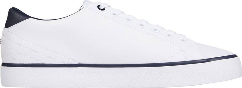 Tommy Hilfiger - Zwarte Leren Sneakers voor Heren